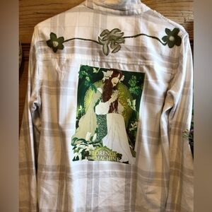 Florence + The Machine Women's White Button Down Shirt